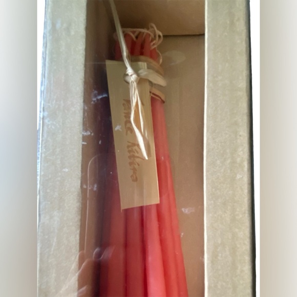 Vance Kitira 12 Dipped Tapers 9” w/ 2 Natural River Stone Holders New - Picture 3 of 5